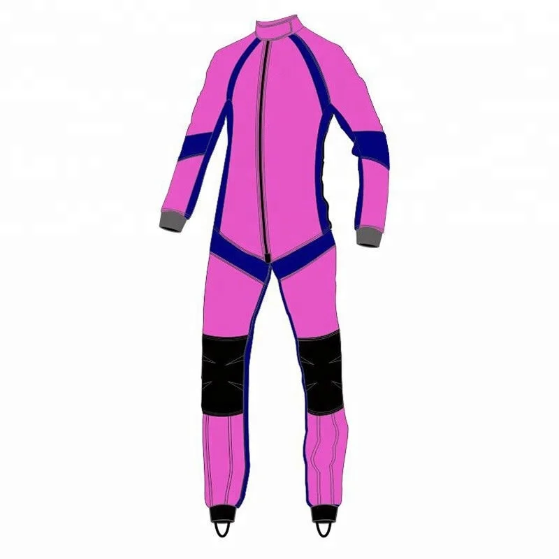 Skydiving Free Fly Suit Skydive Jumpsuit Black Red