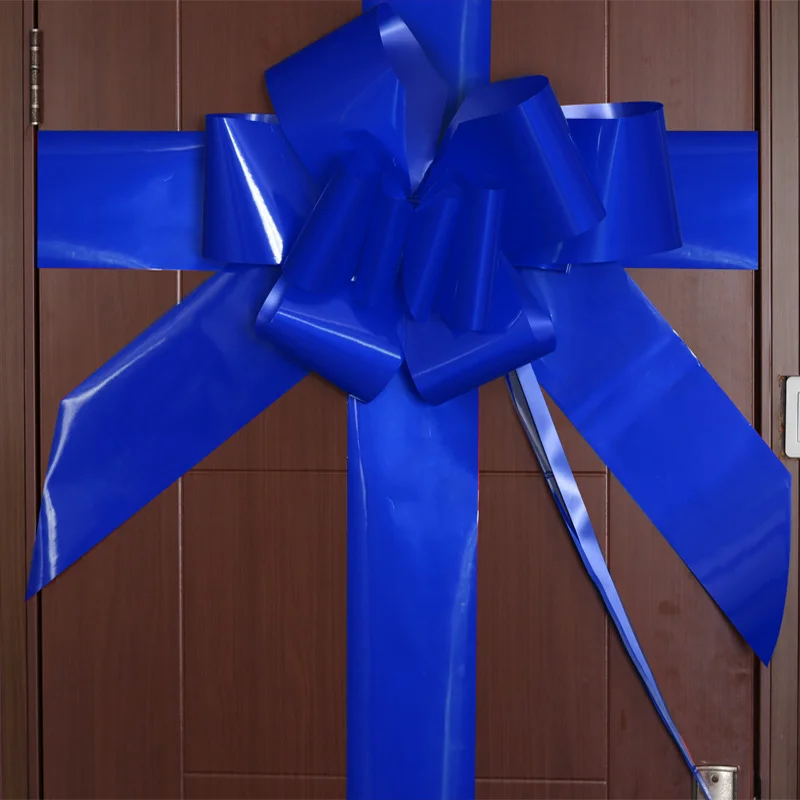 big giant pull up PP ribbon door bow