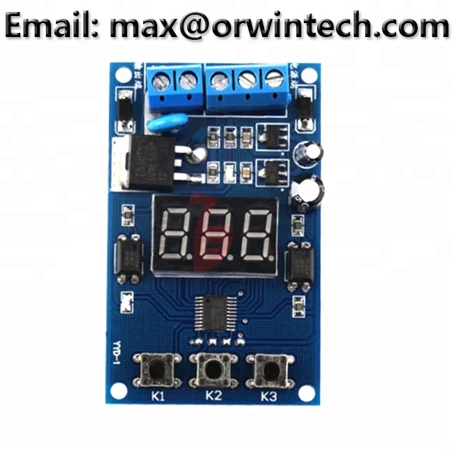 DC 5-30V 9V 12V 24V LED Display Trigger Cycle Timer Delay Switch Circuit FET Driver Control Board Module