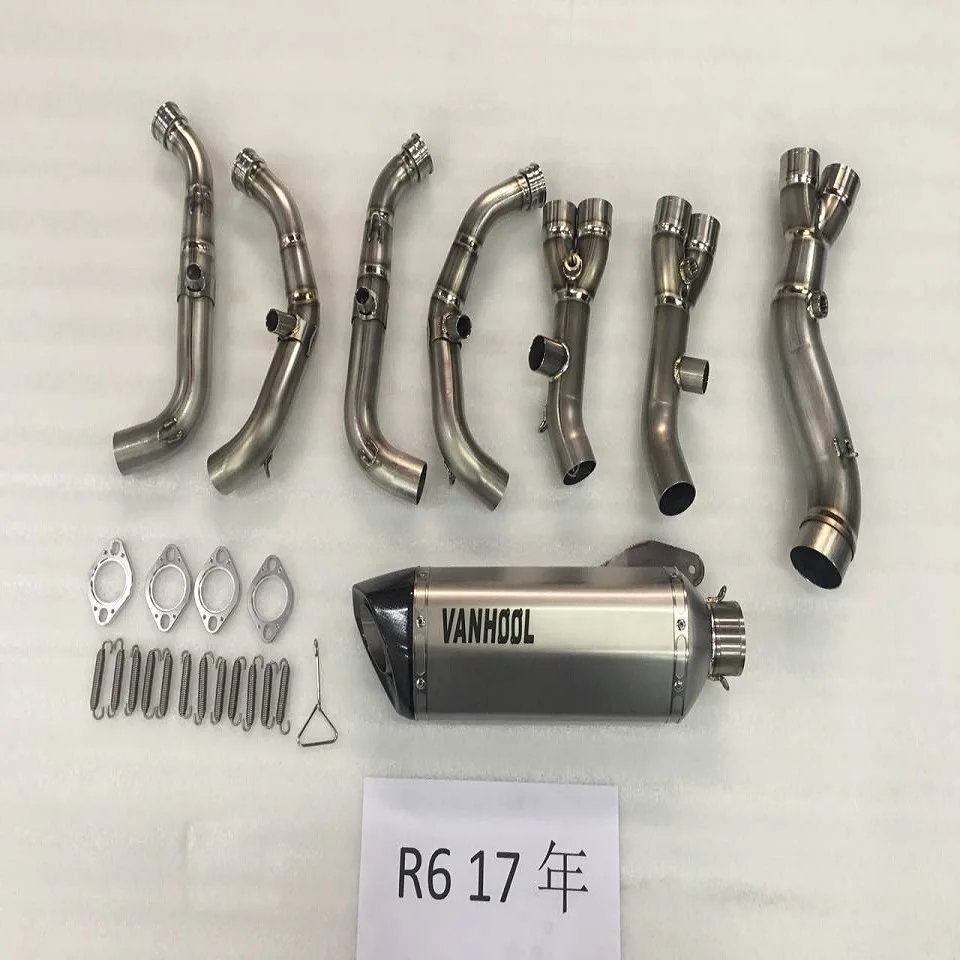 Система выхлопной трубы из титанового углеродного волокна для R6 2017