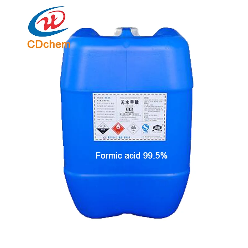 
Manufacturer supply formic acid anhydrous 99% 99.5% reasonable price 
