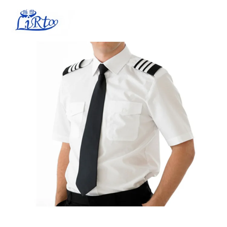 OEM hot sale airline pilot uniform pilot shirts