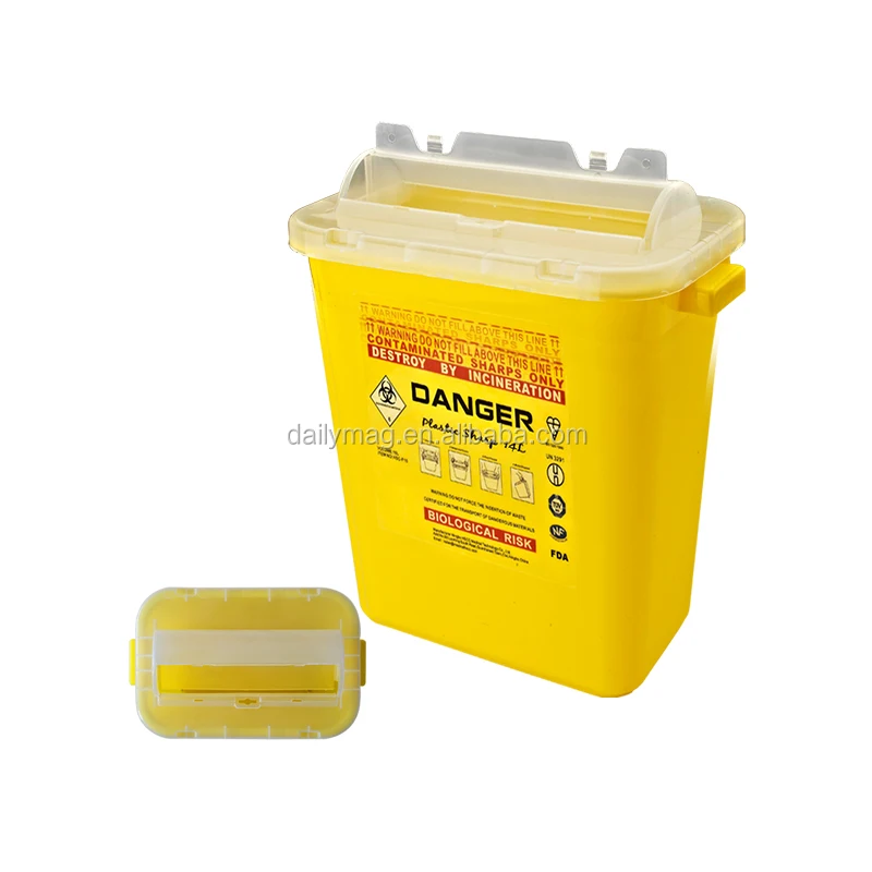 Wholesale disposable sharp container Are Suitable For Collecting Wastes Such as Syringes, Infusion Tubes, Etc.