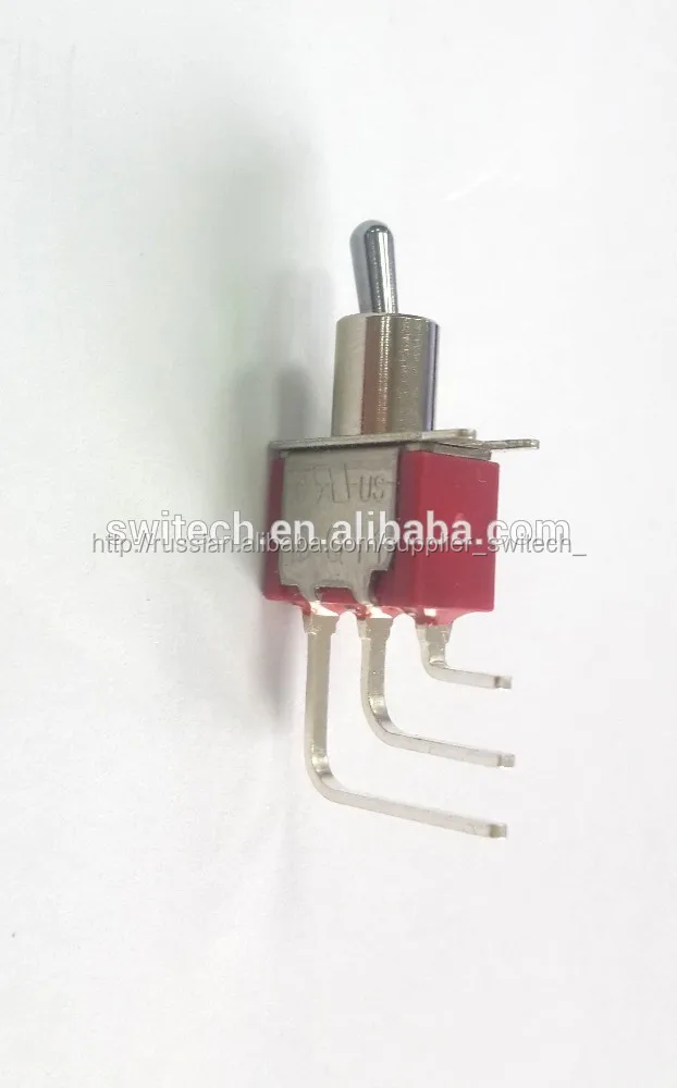 On-off с позолоченными терминалами тумблер