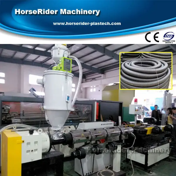 Новый Тип одна стена ПВХ гофрированных труб машины/пластиковые гофрированных труб машина