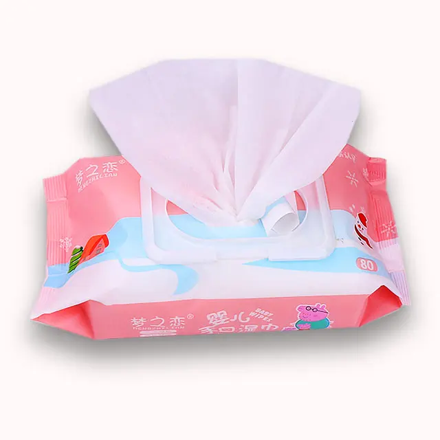 100% Purfied Water Natural Baby Wipes No Alcohol