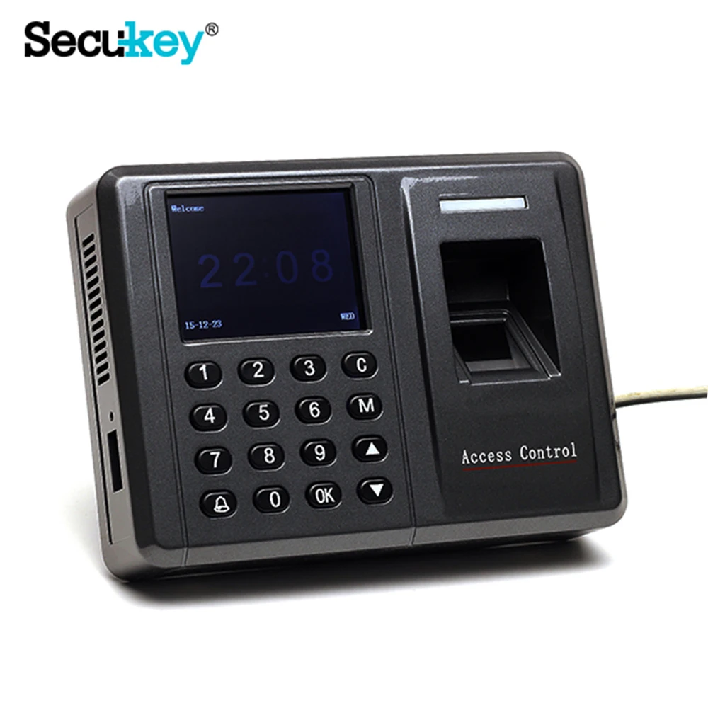 
Secukey F5 TFT Screen Biometric Fingerprint Time Clock & RFID Time Attendance 