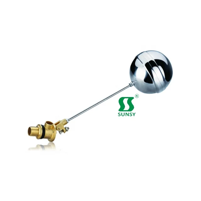China Yuhuan shunshui sunsy factory High Quality DN15 1/2 inch copper floating brass ball valve retail price for bathroom toilet