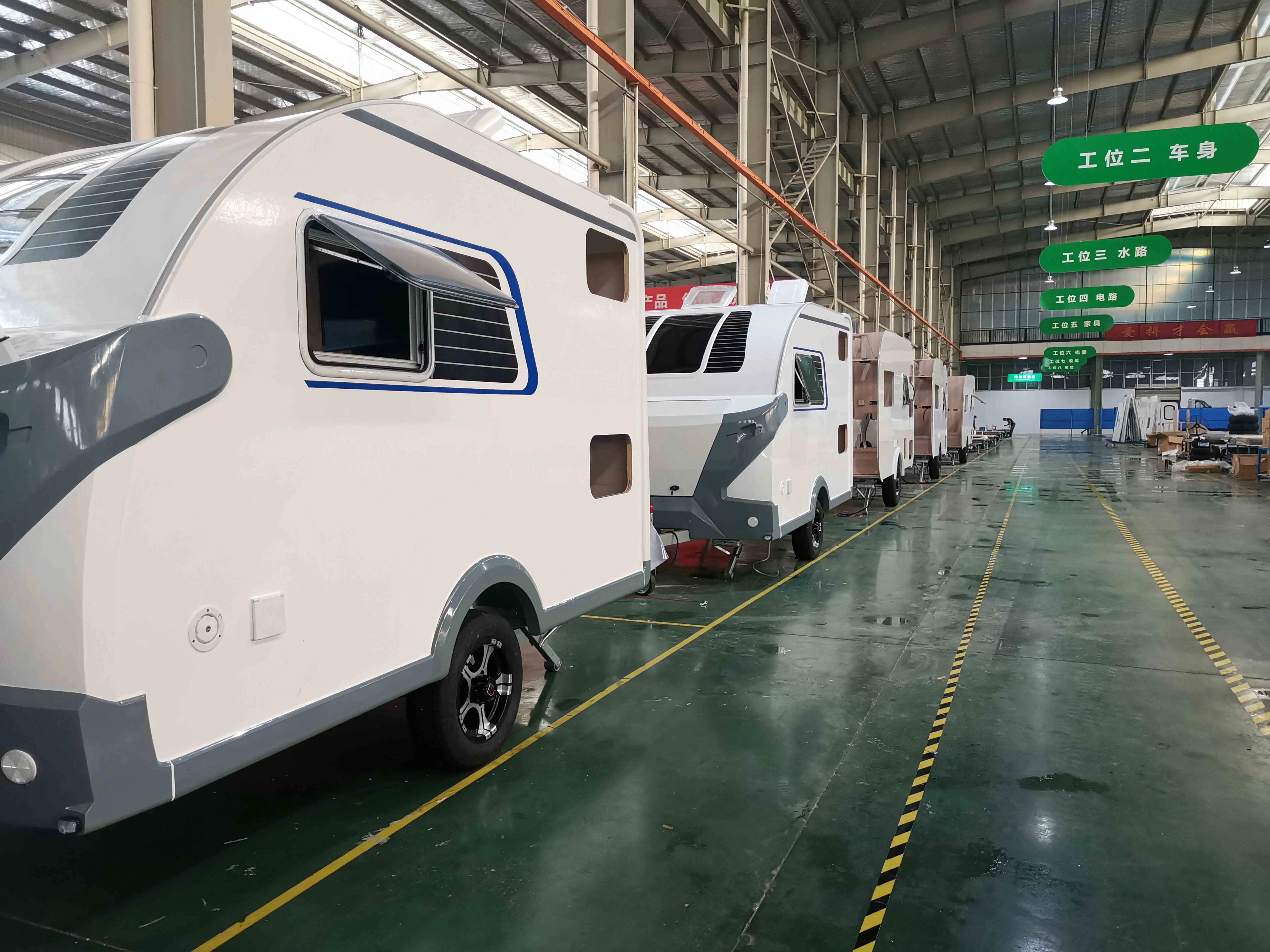 High quality china rv mini caravan for camping