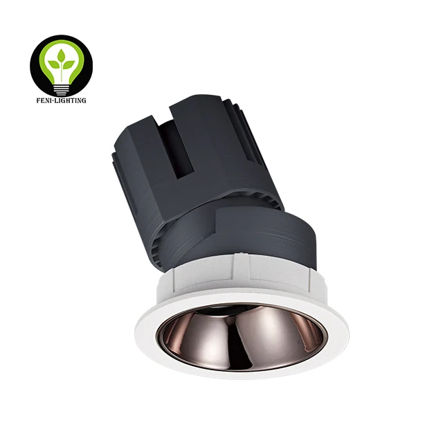 Hotel Decoration Adjustable or fixed  Non-dimmable or dimmable 7-40W CRI 80+/90+ COB Wall Washer LED Spot Light