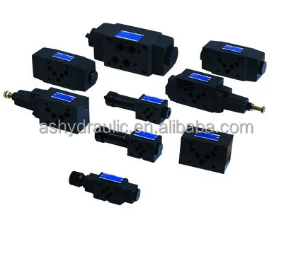 Yuken MS of MSA-01,MSA-03,MSB-01,MSB-03,MSW-01,MSW-03,MSA-04,MSB-04,MSW-04,MSA-06,MSB-06,MSW-06 throttle check modular valves