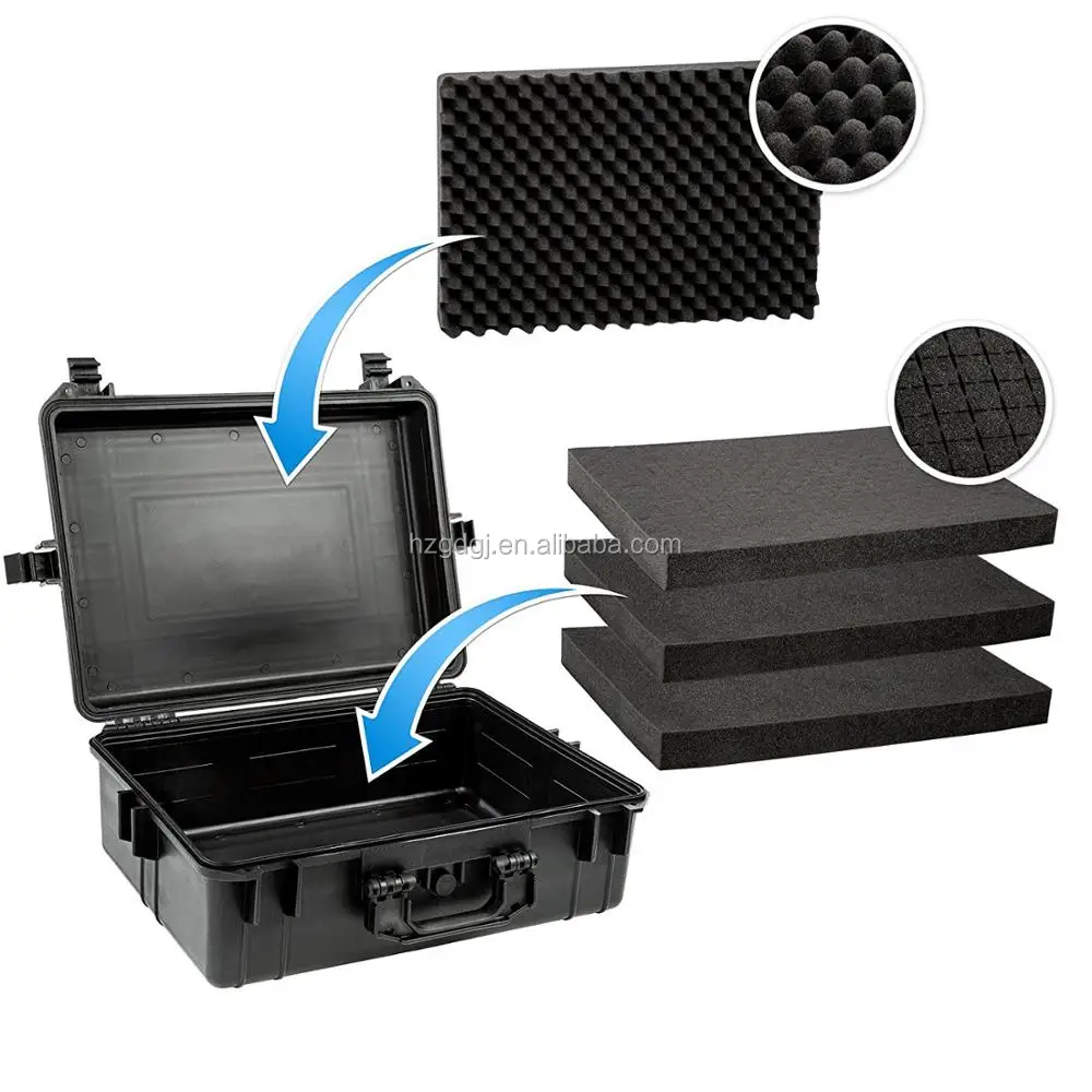 hard Plastic Waterproof Case Shockproof Tool Box with wheels