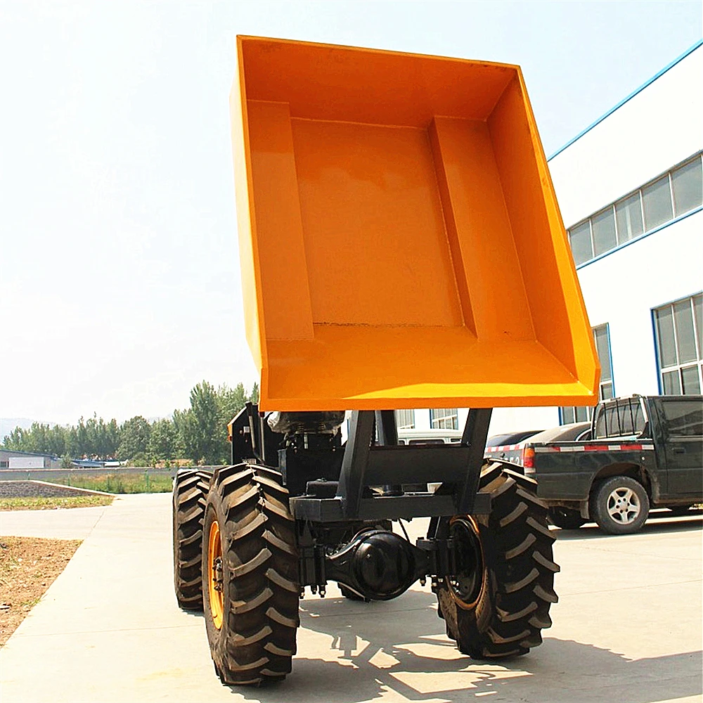 Custom ODM Zy100 1T Electric Mini diesel 4x4 Loader Dumper Small Crawler Dump Loading Tipper Trucks for Concrete