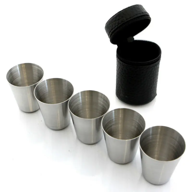 1oz stainless steel wine cup shot glass