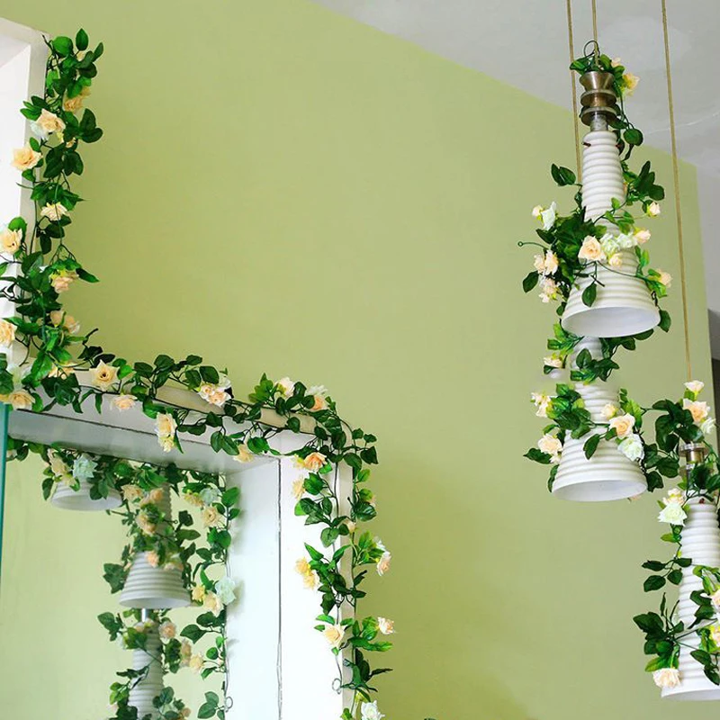 
artificial grape vine rattan for wall decoration with factory price 