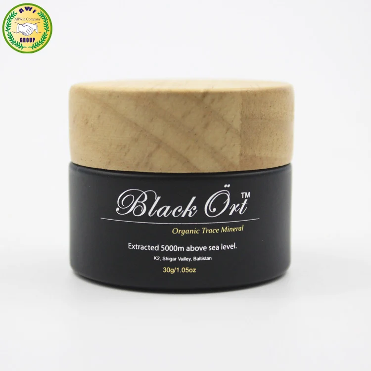 matte black cosmetic glass jars wholesale sunscreen glass cream jar 30g 50g 60g 100g with metal lids