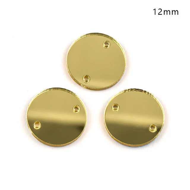 Wholesale Irregular Shape Flat Back Acrylic Rhinestone Mirror Stones for Sew on Garment Accessories Decoration