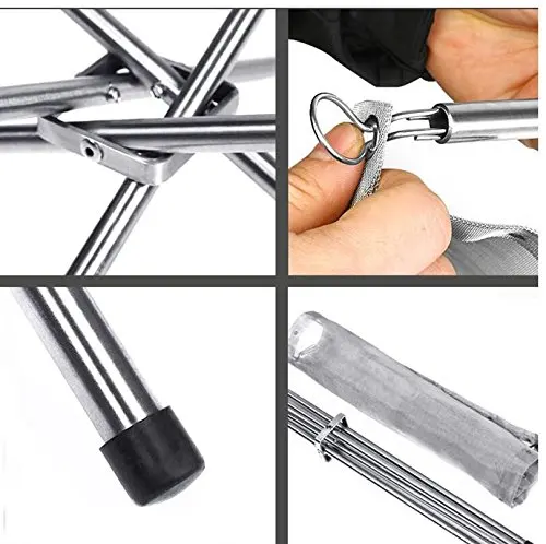 Portable Folding Collapsable Outdoor Camping Steel Mesh Wood Burning Furnace Grill Fireplace Fire Pit