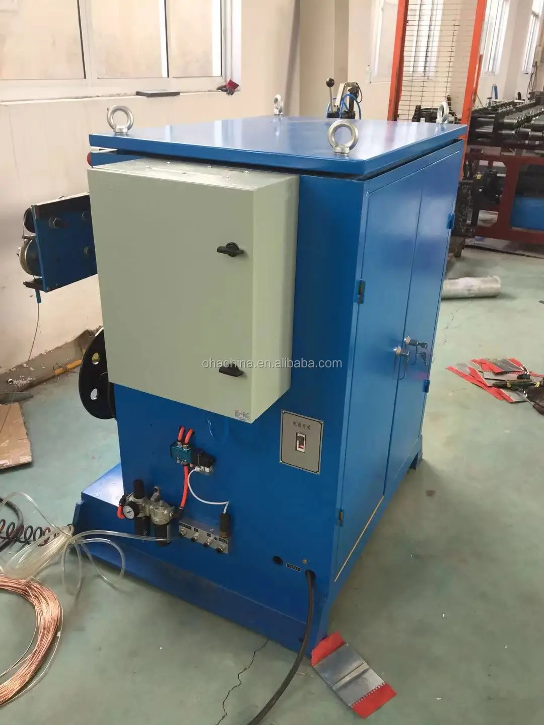 Straight seaming air duct stitch welder,longitudinal seam welding machine