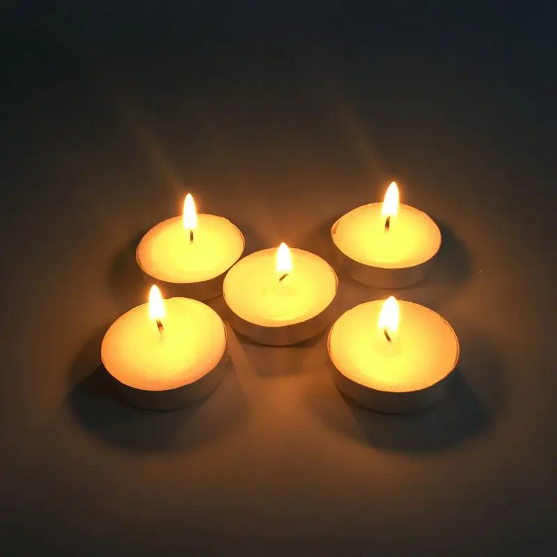 Unscented Private Label Cented Aluminum Cup Tealight Candles