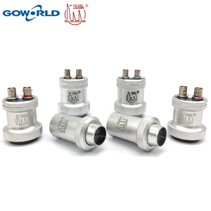 GOWORLD Dual Crystal Probes Conventional Probes 2 Elements Longitudinal Wave Ultrasonic Piezoelectric Transducer sensor