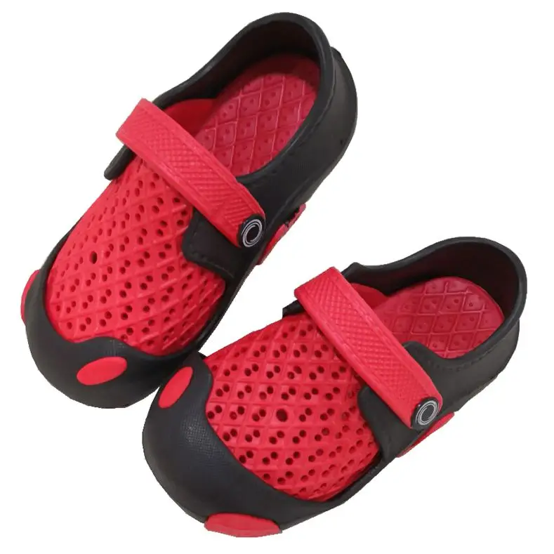 Оптовая продажа, детские пластиковые сабо EVA, два цвета, детские сабо, размер 24-29 #