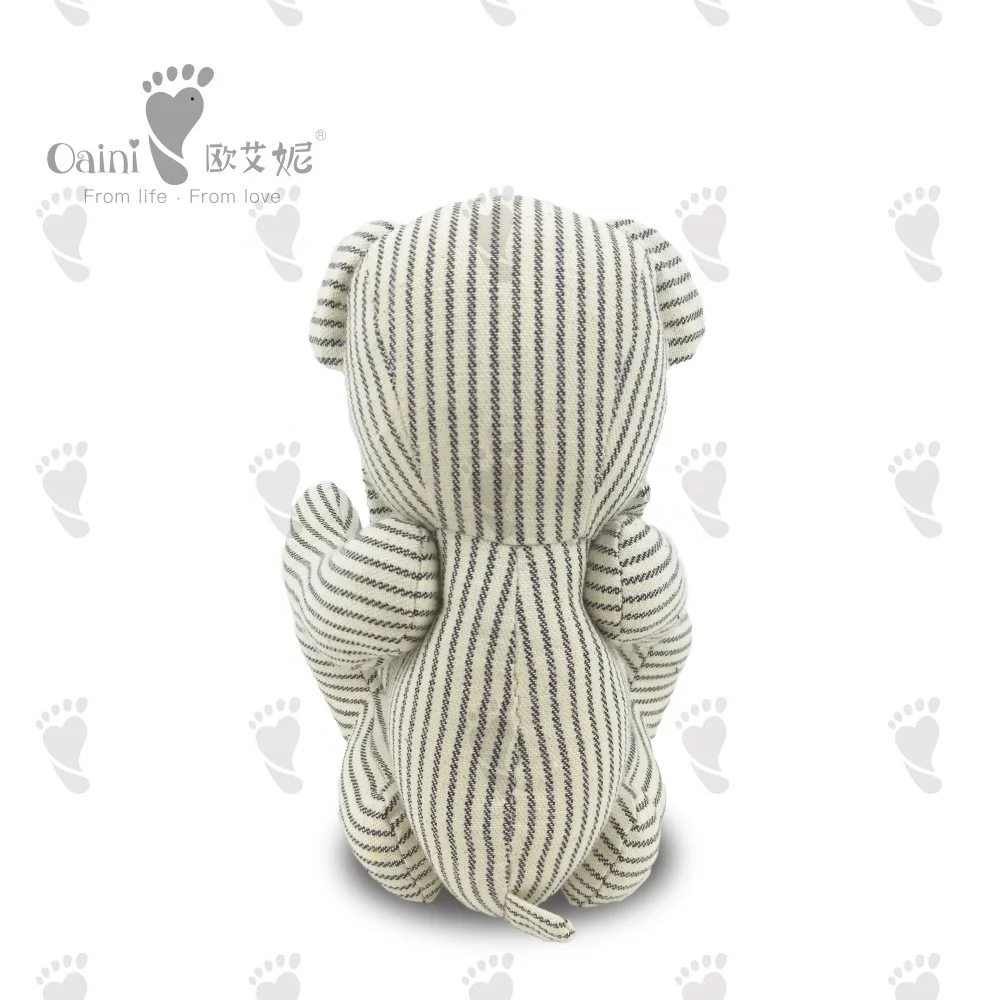 Source Factory Cloth Teddy Bear Toy Animal Big Striped Bear Skin Christmas Gift Joint Kids Bed Sleeping Toy Doll Plush Bear