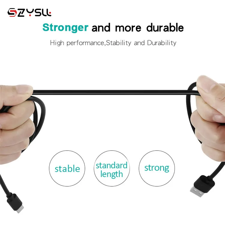 
1m 2m 3m 5V/2A Fast Charging 2.0 Type C USB Cable For Samsung 