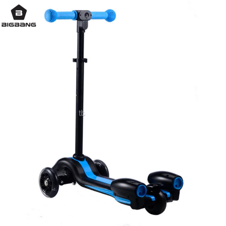 
BIGBANG HANGZHOU 3 flashing pu wheels new scooter toy rocket type sprayer kids kick scooter for sale 