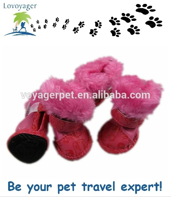 прочный зима теплая мягких домашних животных обувь для собак