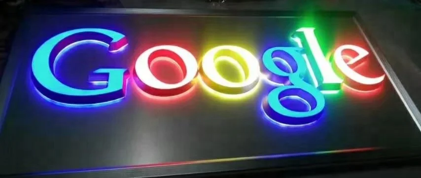 Anodized aluminum channel letter edge with foam and PVC for LED acrylic aluminum channel sign