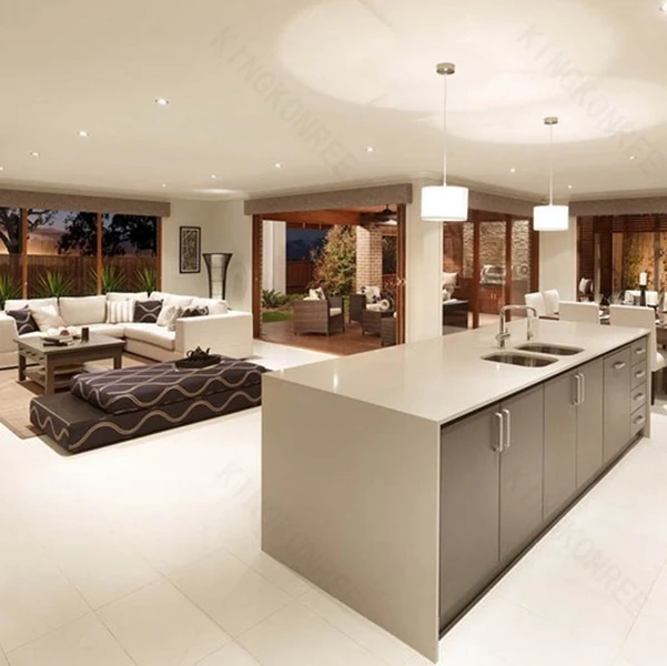 Стандартные размеры starlight белый кухонный Топ кварцевые