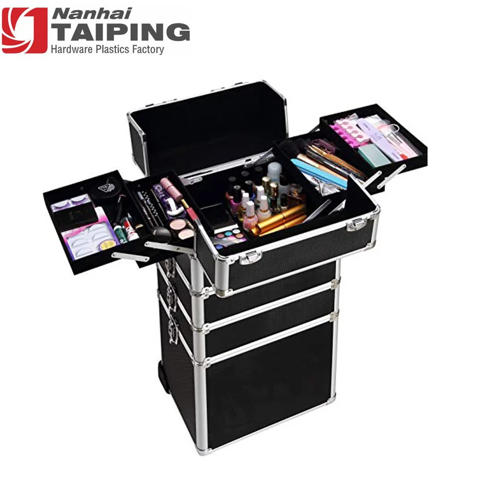 Aluminium Hairdressing  Makeup Beaty Cosmetics Trolley Case