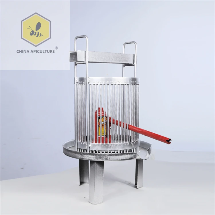 Beekeeping Tools Honey Press Extractor Beeswax Presser Hand Crank Centrifuge Beekeeping Machine Stainless Steel Spinner