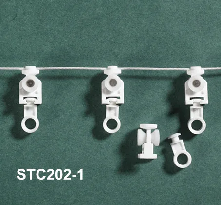 Curtain Ripple Fold Plastic Runner STC202-1