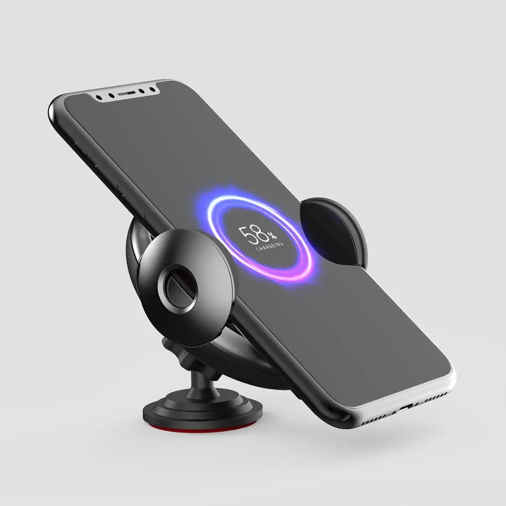 Портативное быстрое автомобильное зарядное устройство, Беспроводная электрическая беспроводная автомобильная зарядка Shunzao, мобильный телефон с автоматической блокировкой 15 Вт