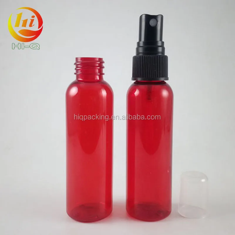 leak proof 30ml 60 ml body mist red sprayer bottle 1 oz 2 ounce plastic pet bottle with spray