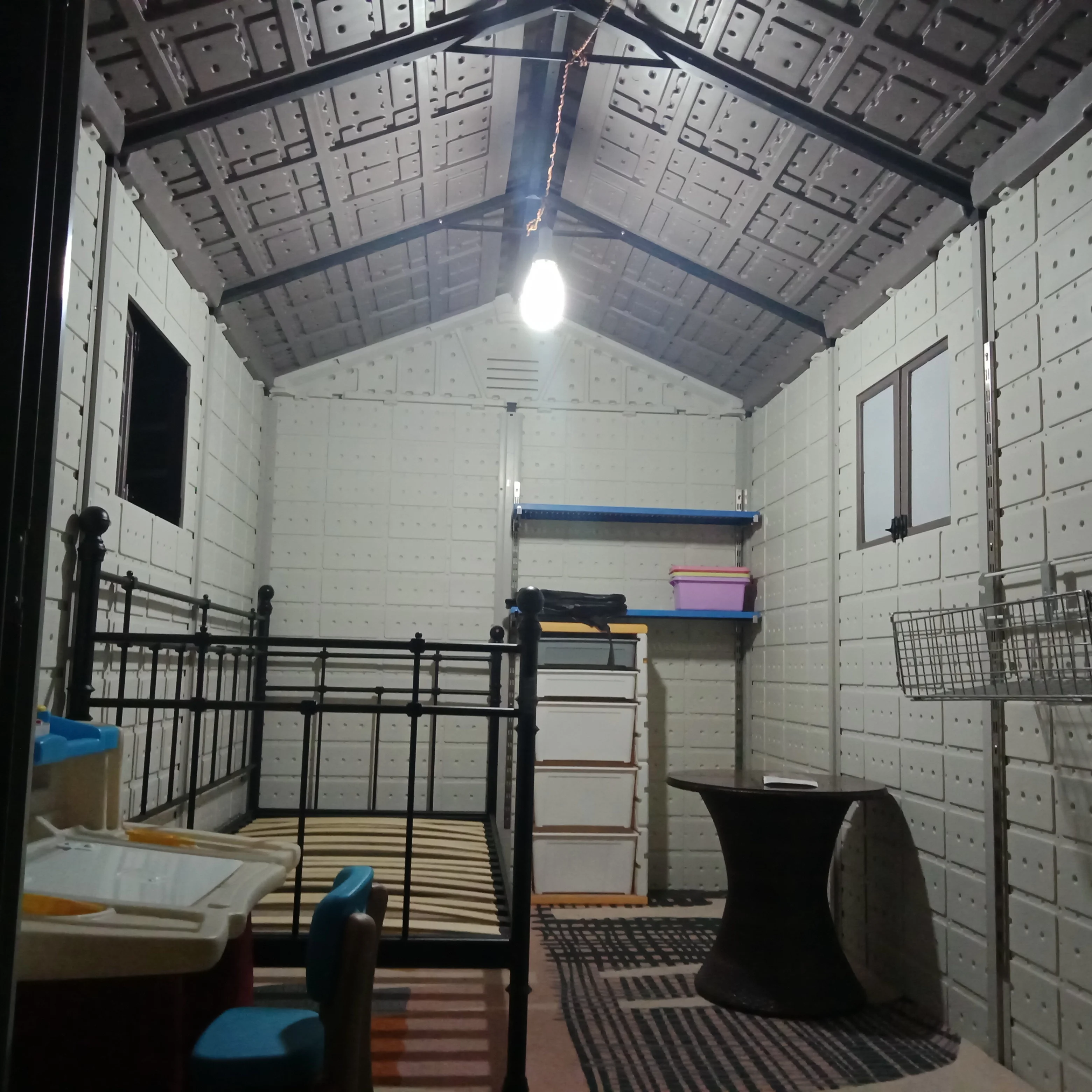 Бренд KINYING, красивые дома, пластиковый хранилище, наружный вертикальный сарай