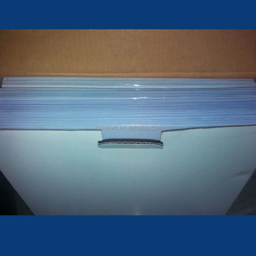 ПВХ лист без рисунка для печати a4 pvc id