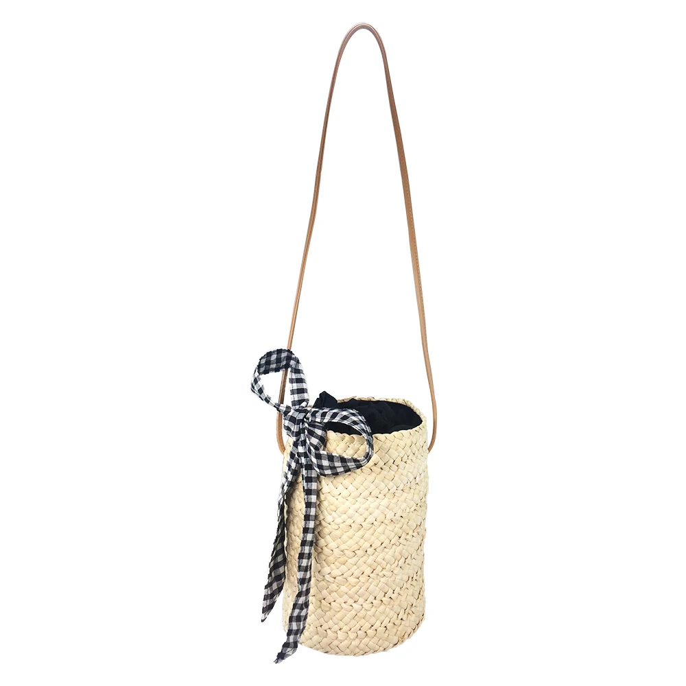 
Fashion women straw plaited article bag single shoulder messenger bag 