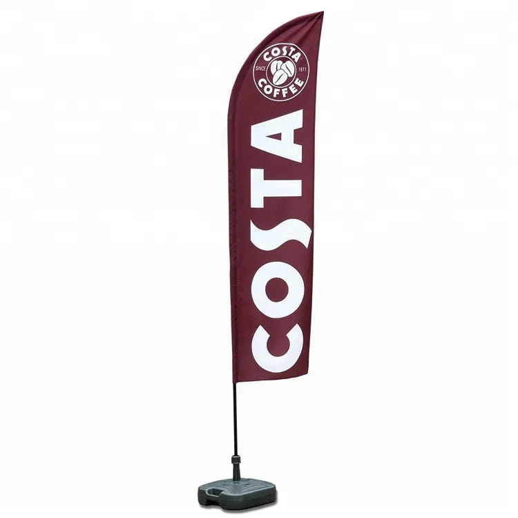 Custom Vista print Swooper Feather Advertising Banner Wind Flags