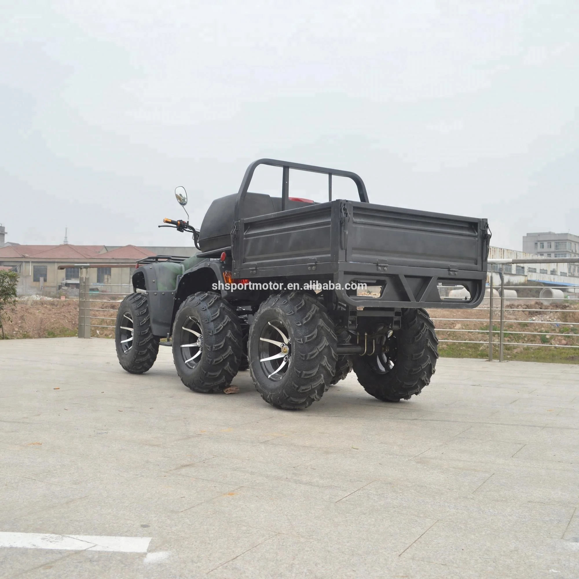 
2018 best powerful 250CC water cooled shaft drive ATV farm utility with big trailer 