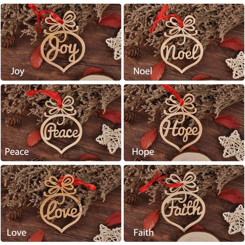 
Wholesale wooden ornaments to hang for crafts and wedding decoration 
