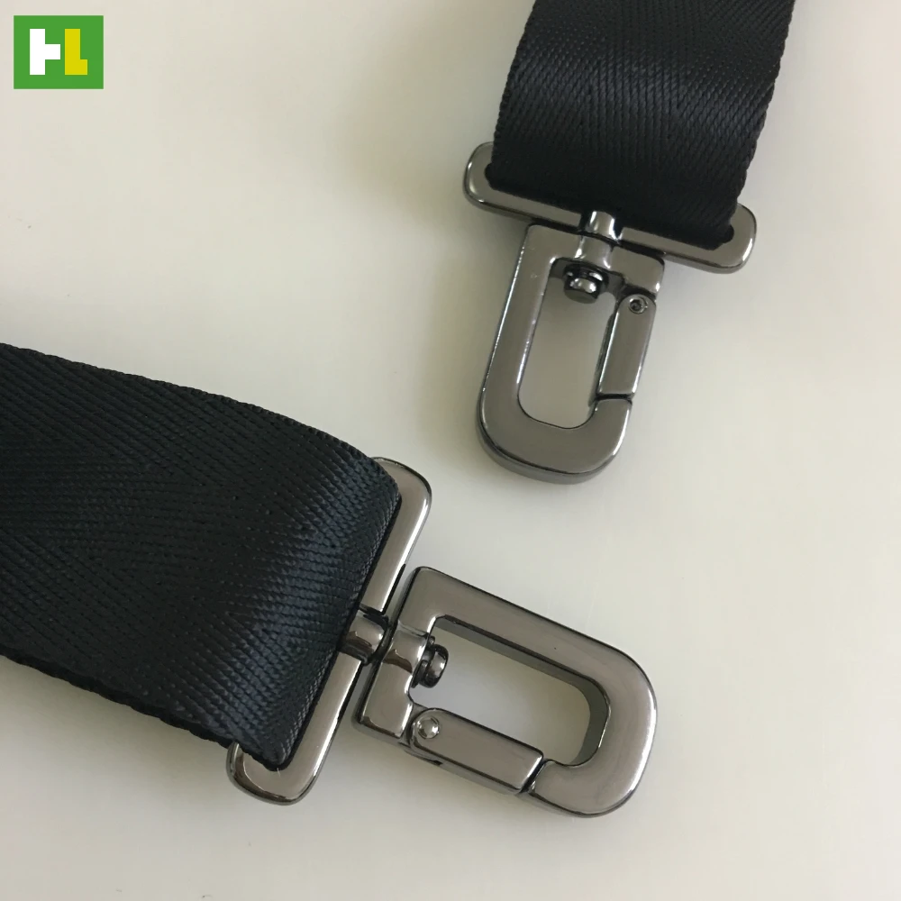 Custom Backpack Accessories bag straps Nylon Black Printed Padded Shoulder Strap For Bags Backpack Hand Bag