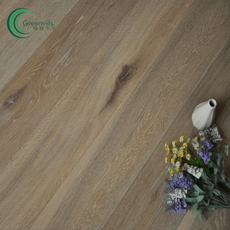 
3 layer morning light flooring oak parquet engineered wooden flooring 