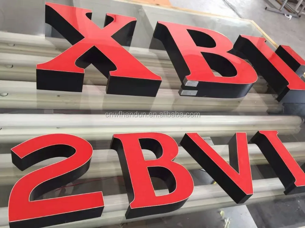 
3D Advertising Metal Led Sign Logo CNC channel letter machine 
