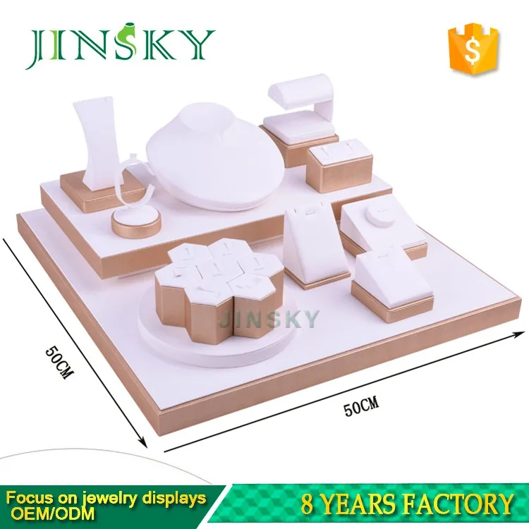 jewelry display furniture neck mannequins wood custom jewelry display sets