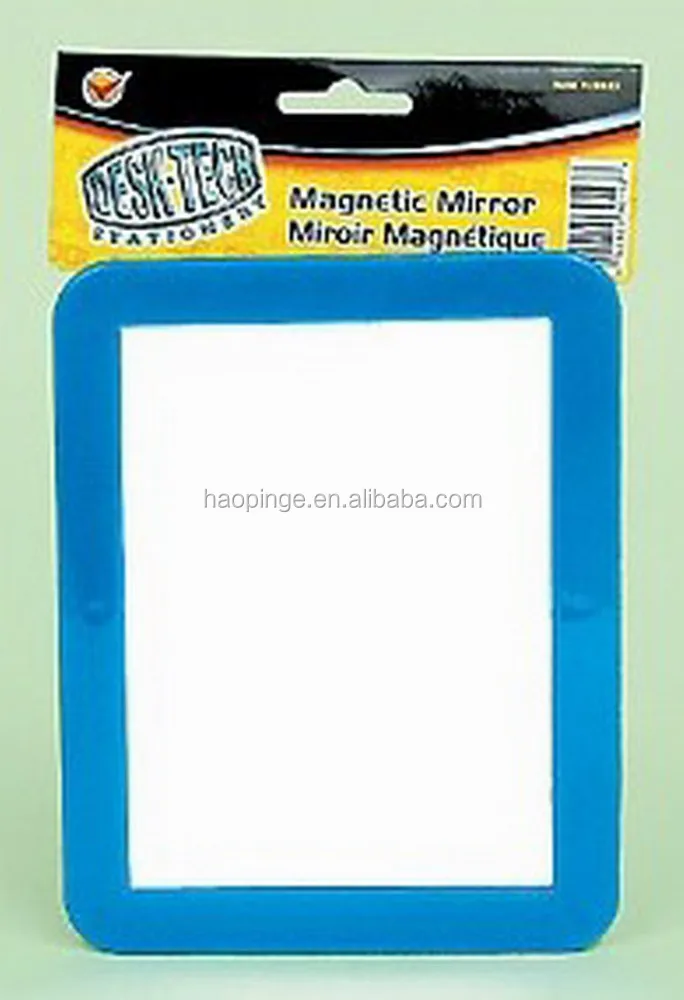 DollarItemDirect LOCKER MIRROR 5X7IN MAGNETIC RED/GREY/COBALT BLUE/WHIT