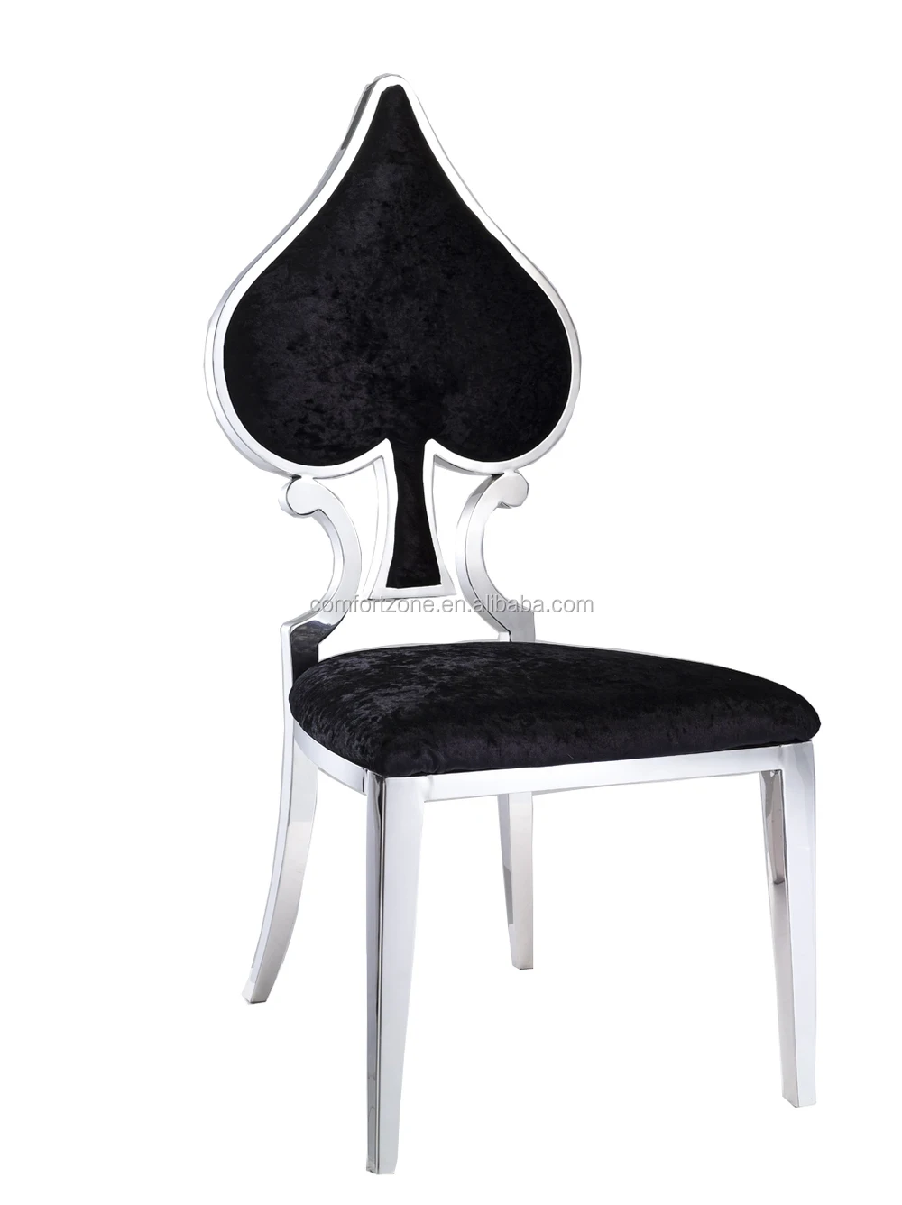 Poker Design Metal Dining Chair B8067