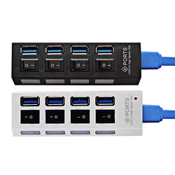 Top Selling Stock Compatible Window Android USB HUB 3.0 7 Port 4 Port USB 3.0 HUB OEM